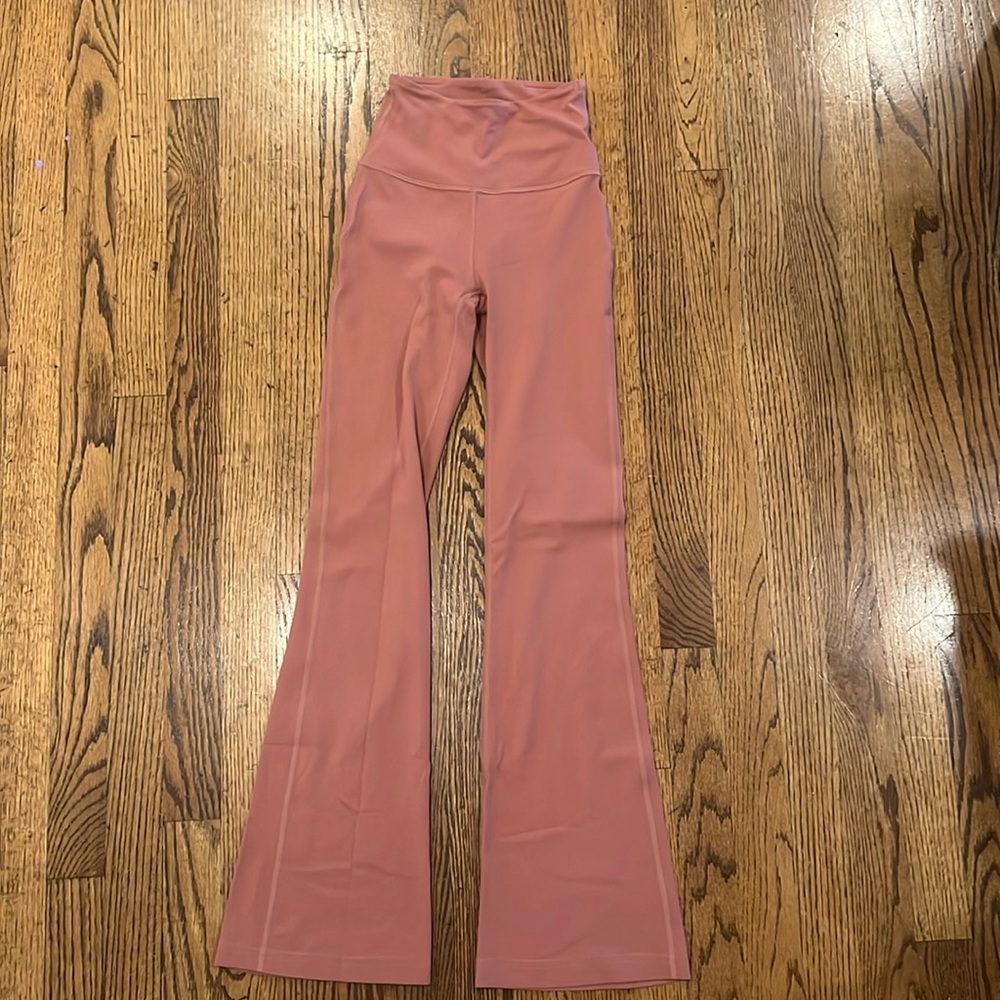 Lululemon Groove Pants Size Zero Color Dusty Rose